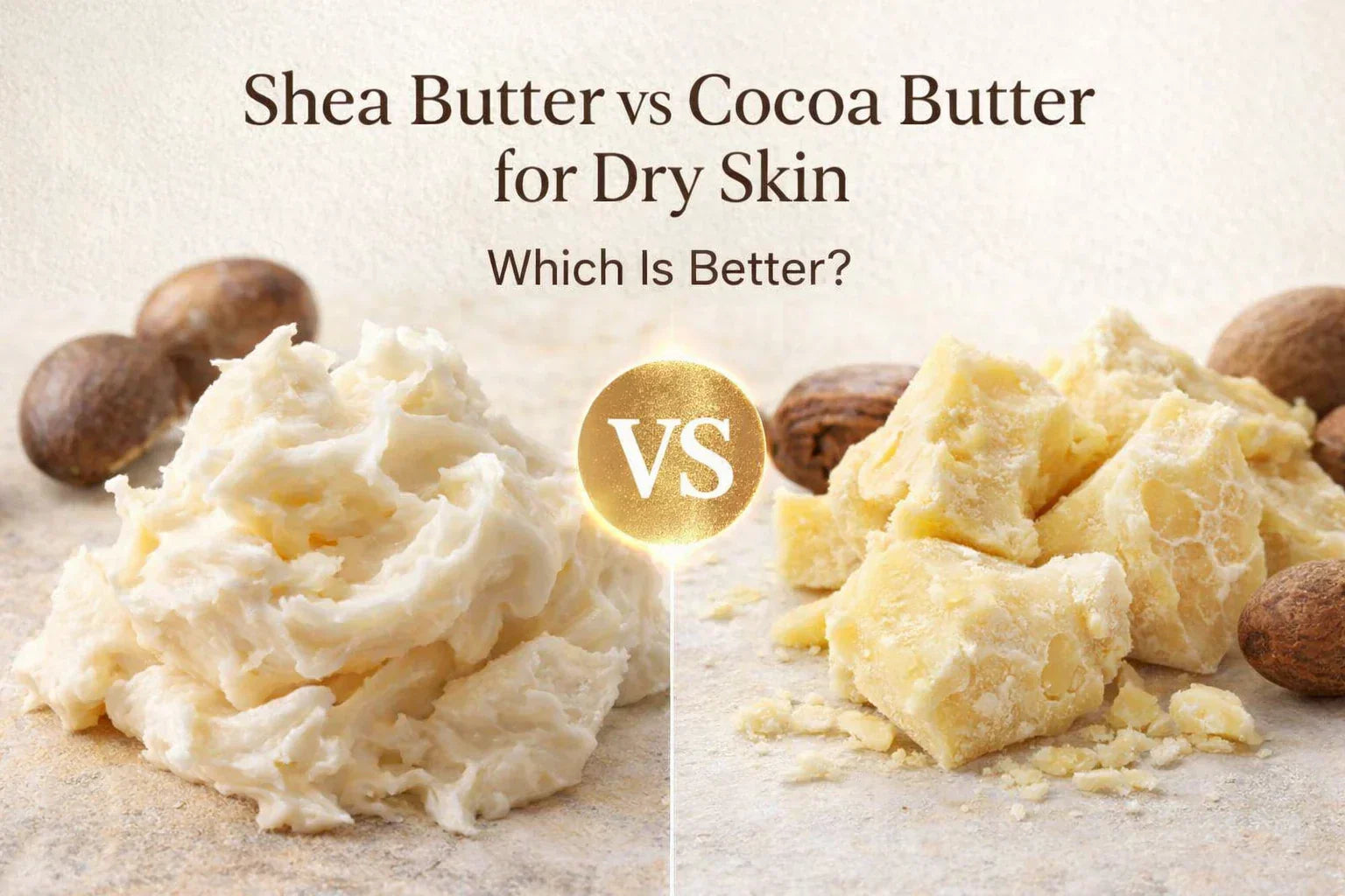 Shea Butter vs Cocoa Butter for Dry Skin: Which One Truly Repairs and Protects Your Skin?