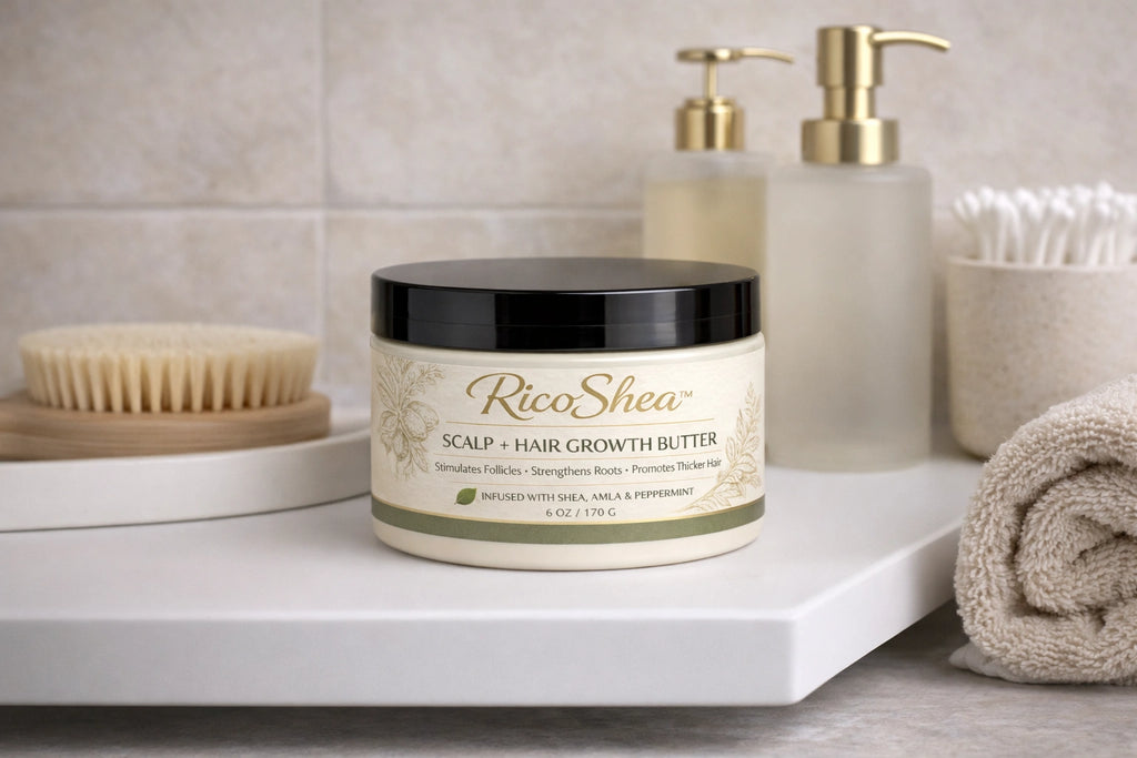RicoShea™ Scalp + Hair Growth Butter | Natural Hair Care Routine