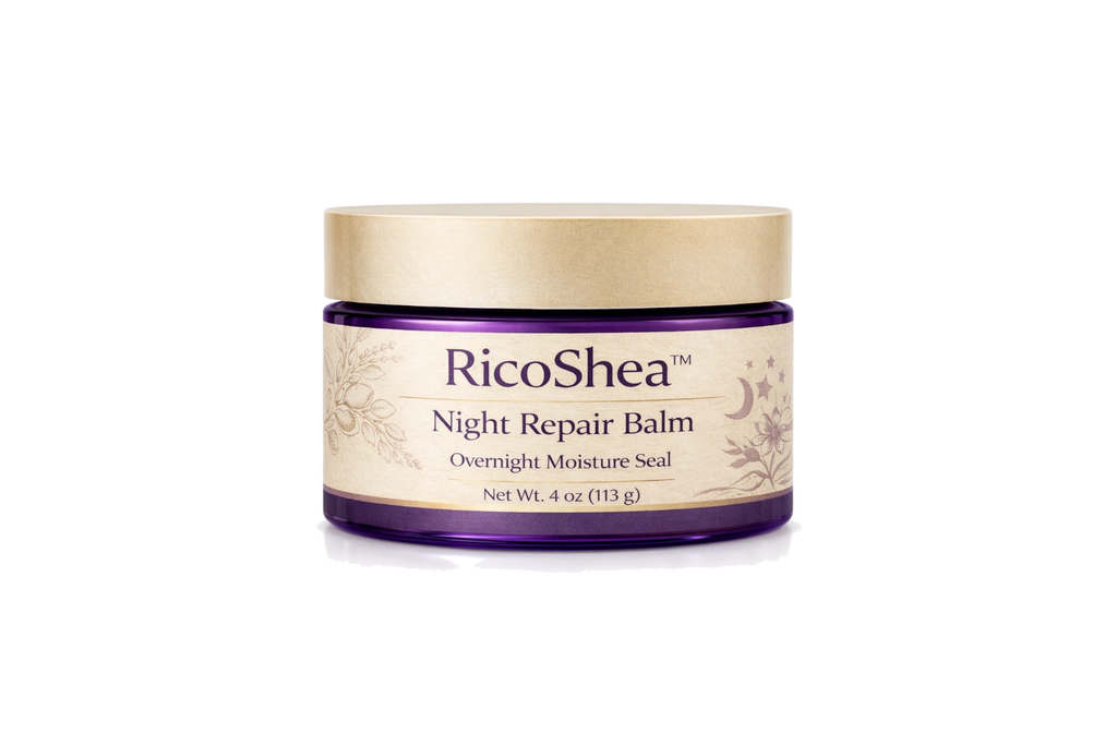 ricoshea night repair balm product shot transparent background