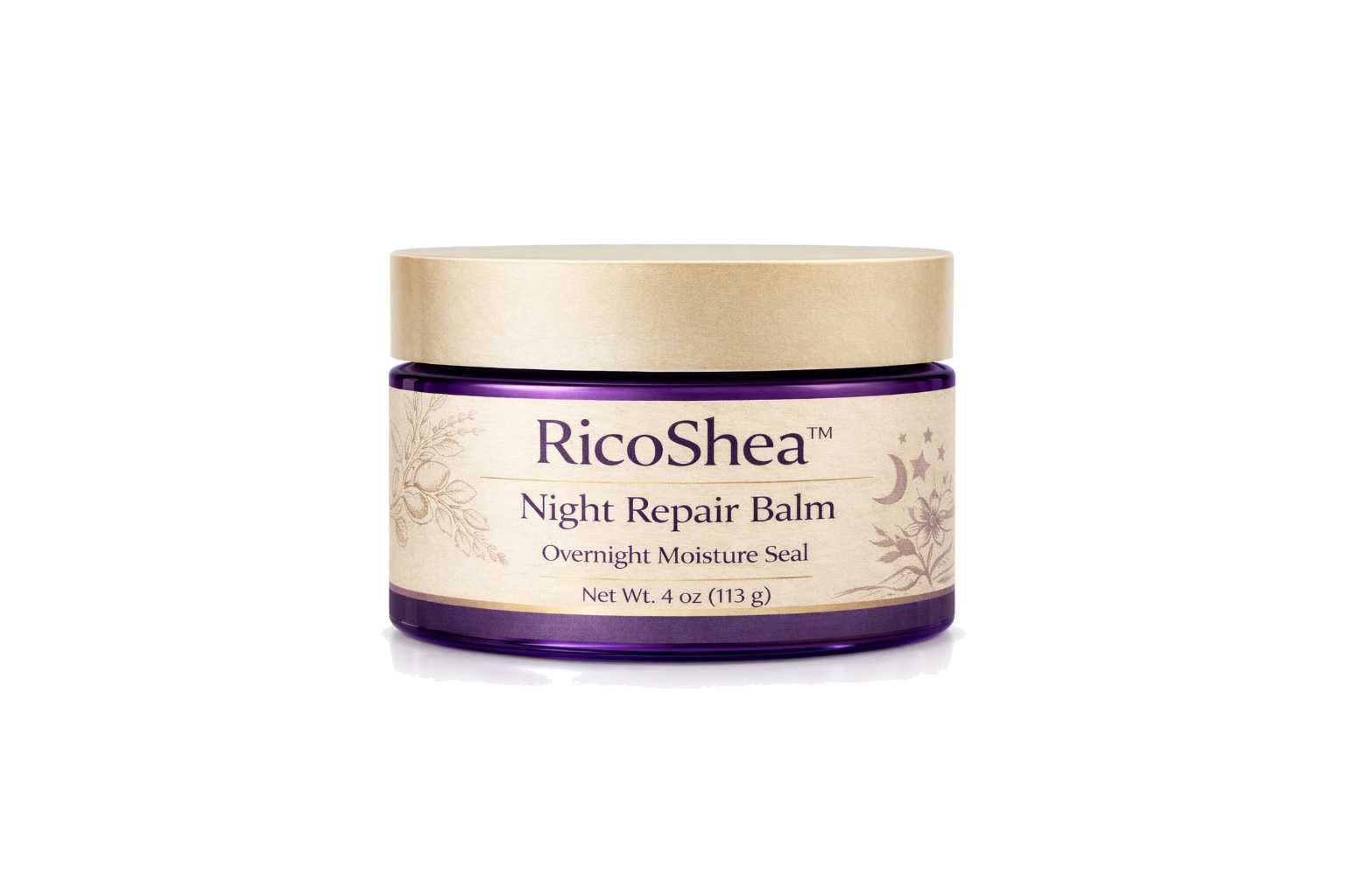 ricoshea night repair balm product shot transparent background
